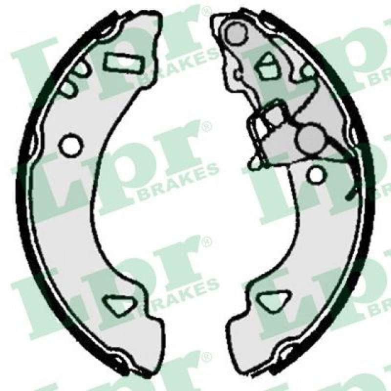 LPR 07060 Brake Shoe Set for