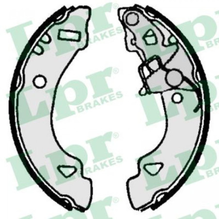 LPR 07060 Brake Shoe Set for