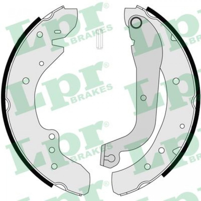 LPR 07105 Brake Shoe Set Rear for