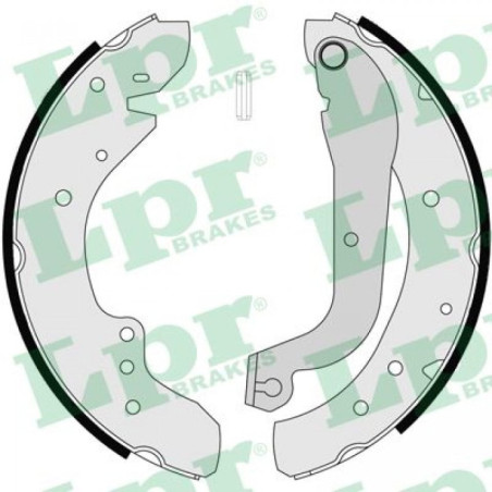 LPR 07105 Brake Shoe Set Rear for