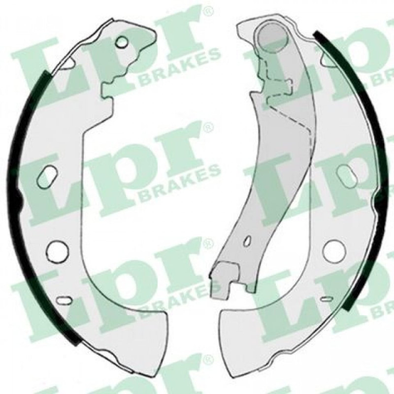 LPR 07250 Brake Shoe Set for