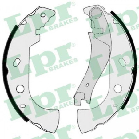 LPR 07250 Brake Shoe Set for