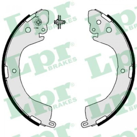 LPR 07890 Kit ganasce freno per