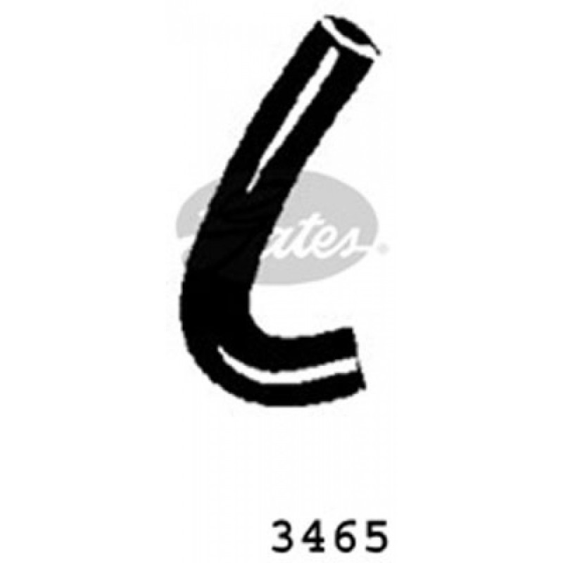 GATES 3465 Tubería de radiador