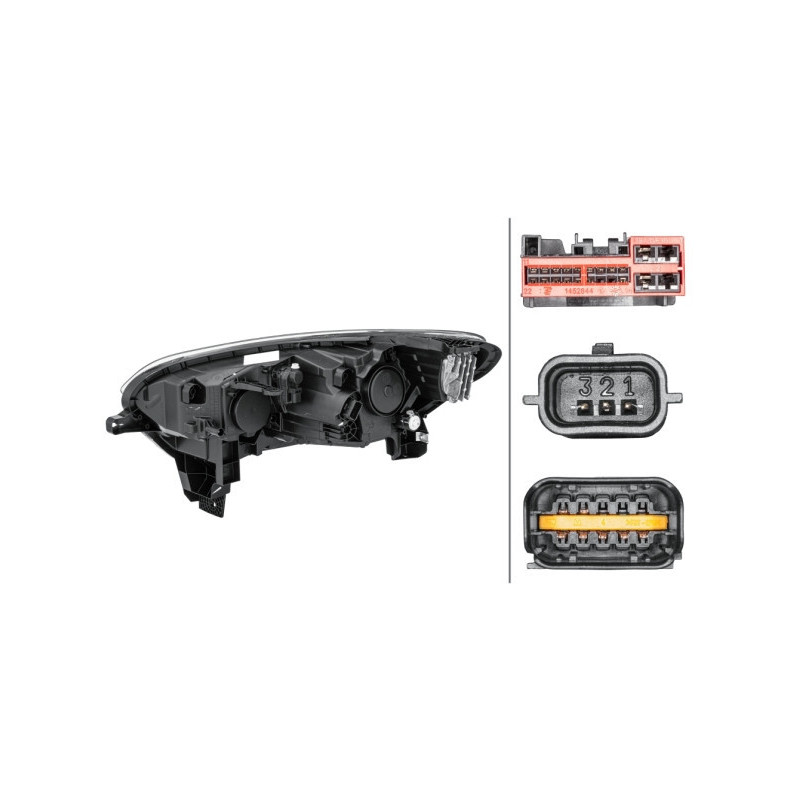 Feu Phare avant Droite pour - HELLA 1EX 011 770-461