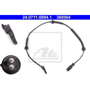 ATE 24.0711-5094.1 Sensore ABS numero giri ruota anteriore per Renault Laguna Espace