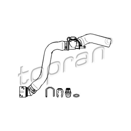 TOPRAN 113 231 Kühlerschlauch