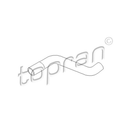TOPRAN 206 699 Radiator Hose