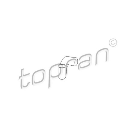 TOPRAN 206 701 Durite de radiateur