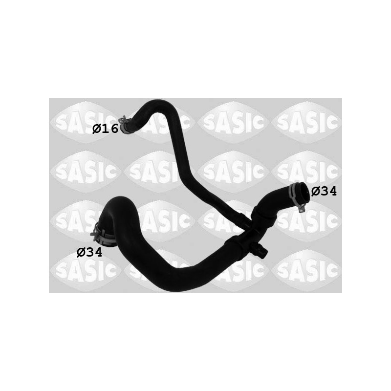 SASIC 3400199 Durite de radiateur