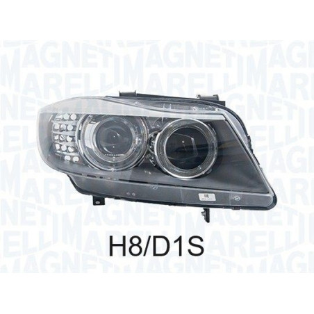 Predné svetlo vpravo pre BMW 3 E90 E91 (2009-2011) - MAGNETI MARELLI 719000000030