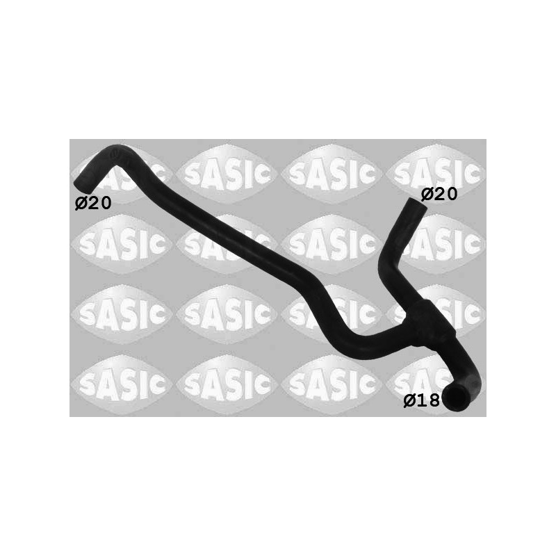 SASIC 3400182 Tubería de radiador