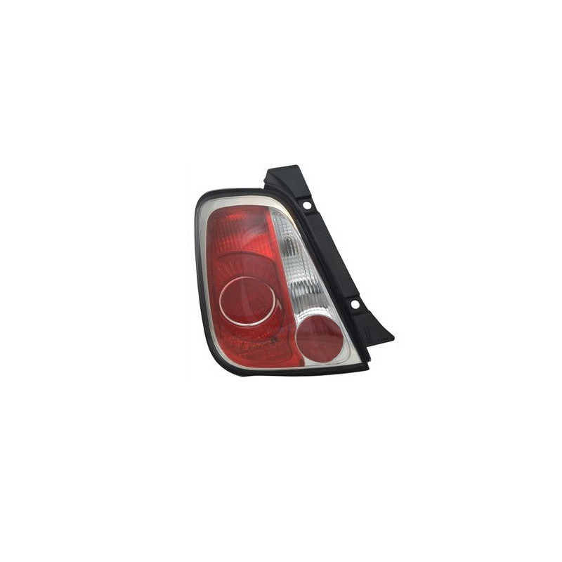 Feu Arrière Gauche pour Abarth FIAT 500 Hayon (2007-2015) - TYC 11-11284-21-2