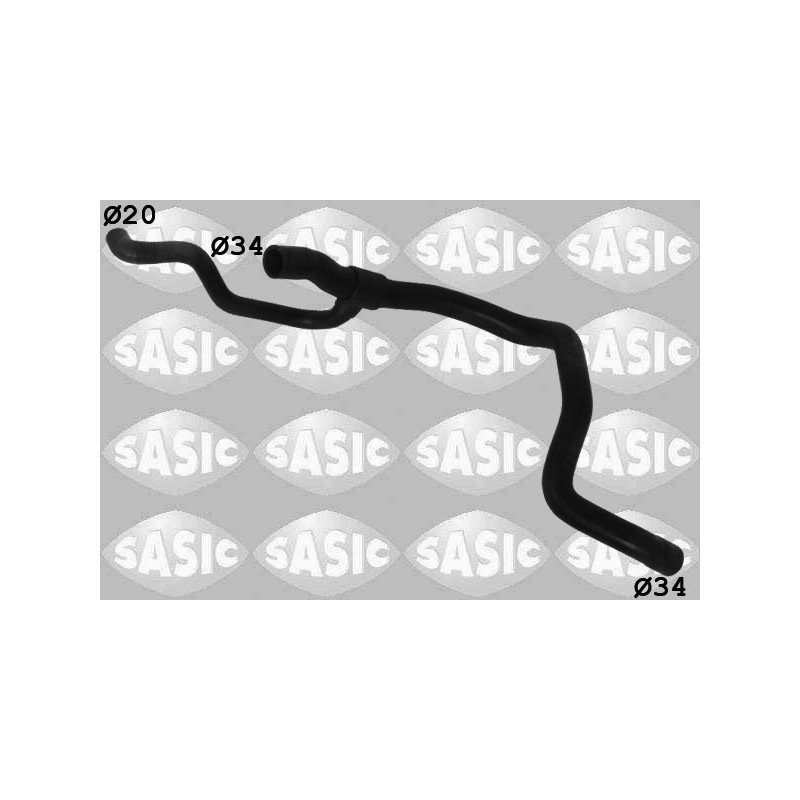 SASIC 3406191 Tubería de radiador