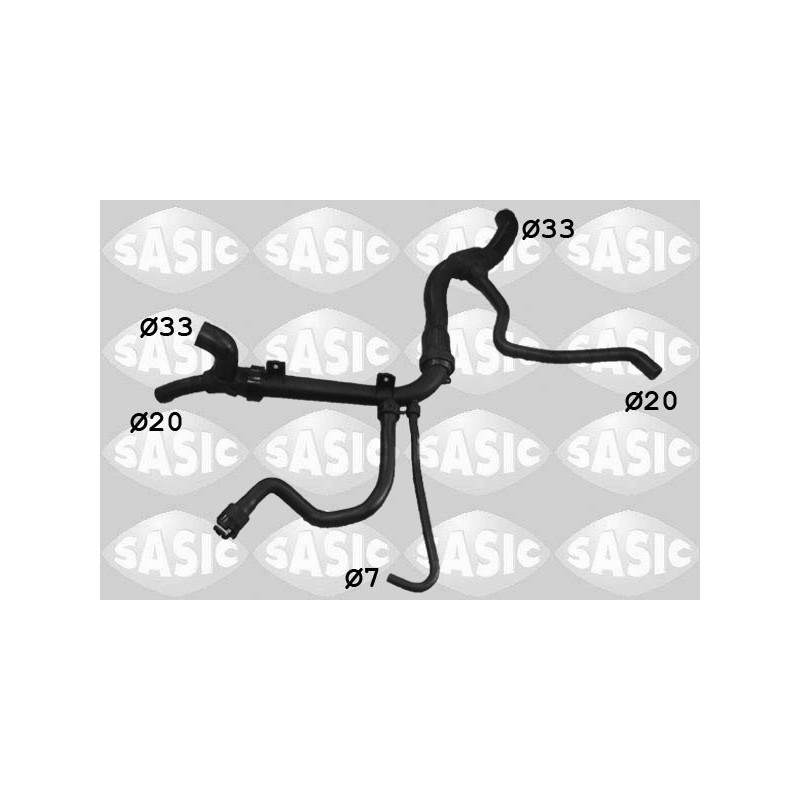 SASIC 3406229 Flessibile radiatore