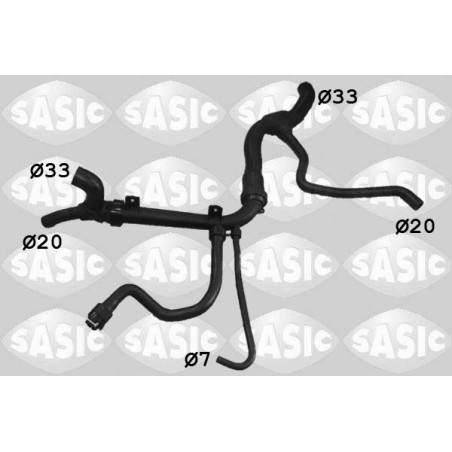 SASIC 3406229 Tubería de radiador