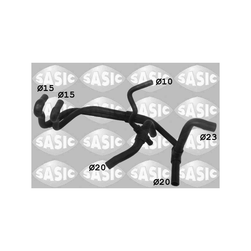 SASIC SWH4190 Przewód elastyczny chłodnicy