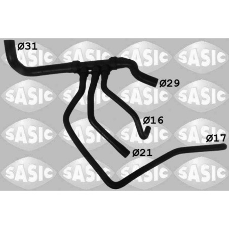 SASIC SWH4329 Tubería de radiador