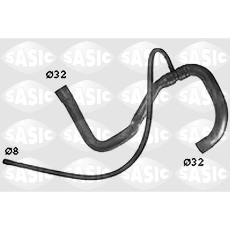 SASIC SWH6802 Durite de radiateur