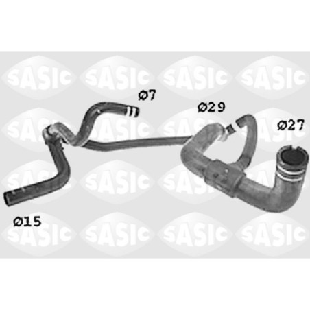 SASIC SWH6836 Hadica chladenia