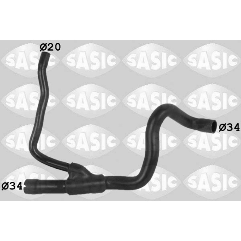 SASIC 3406343 Tubería de radiador