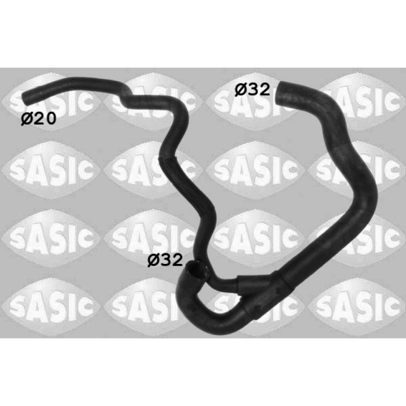 SASIC 3406253 Tubería de radiador