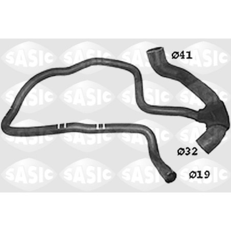 SASIC SWH6720 Radiator Hose