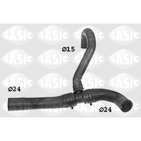 SASIC SWH6782 Tubería de radiador