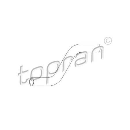 TOPRAN 102 713 Tubería de radiador
