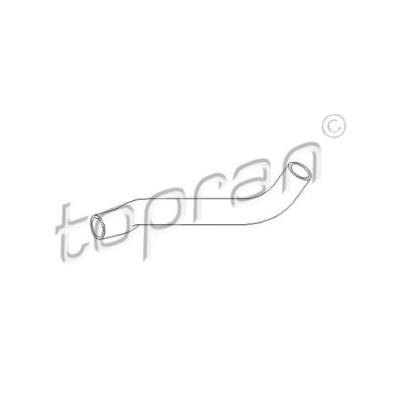 TOPRAN 102 718 Tubería de radiador