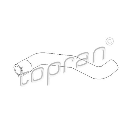 TOPRAN 206 708 Tubería de radiador
