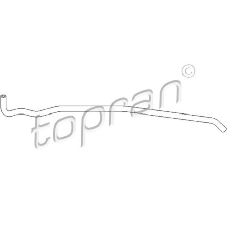 TOPRAN 501 783 Tubería de radiador