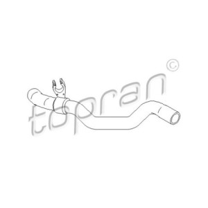 TOPRAN 700 510 Tubería de radiador