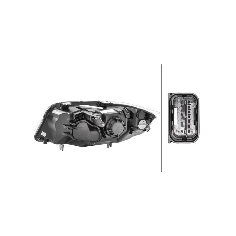 Headlight Right for - HELLA 1E3 354 697-021