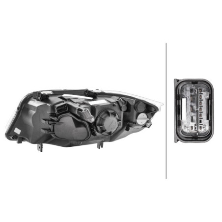 Headlight Right for - HELLA 1E3 354 697-021