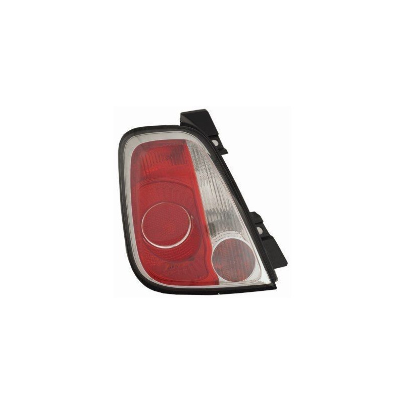 Feu arrière gauche pour Abarth FIAT 500C Cabriolet (2009-2013) DEPO 661-1931L3LDUEN