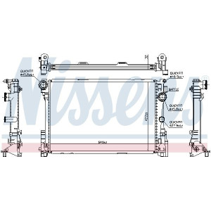 NISSENS 67167 Motorkühler