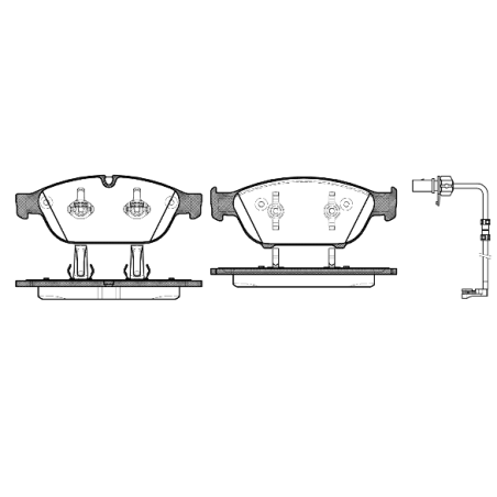 Brake Pads Set Front for Audi A6 A7 A8 ROADHOUSE 21441.12