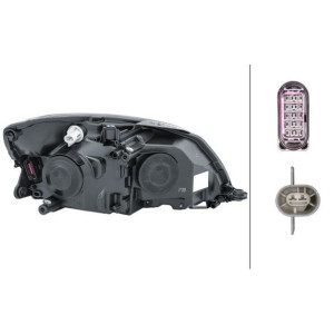 Faro Fanale Anteriore Sinistra per Skoda Fabia II Roomster (2010-2015) - HELLA 1ZL 010 417-411
