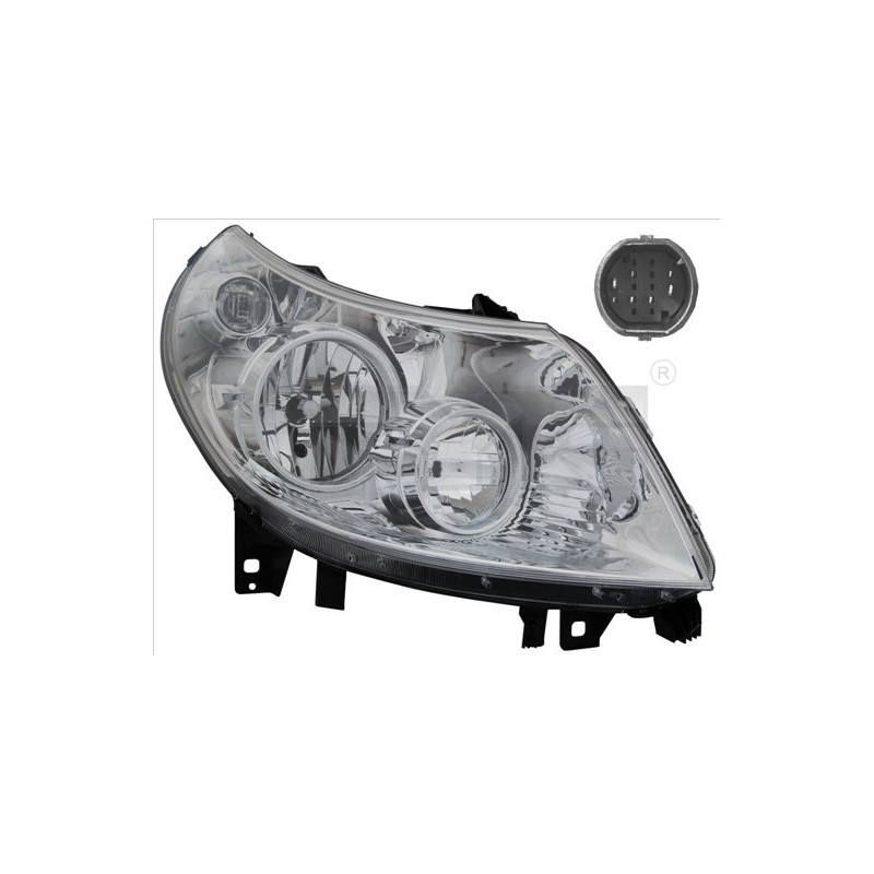 Headlight Left for - TYC 20-11334-05-2