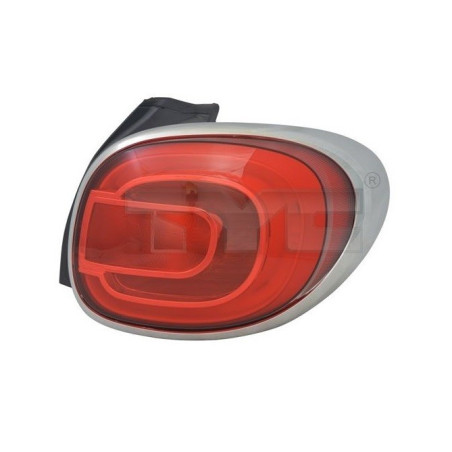 Piloto trasero Derecho para Fiat 500L (2012– ) TYC 11-12363-06-2