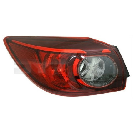 Rear Light Left for Mazda 3 III Hatchback (2013-2016) TYC 11-14096-05-2