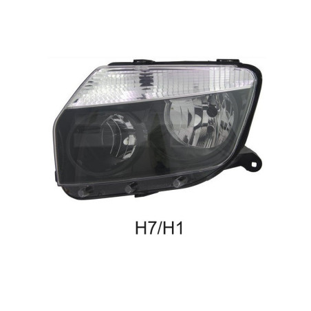 Reflektor lewy dla Dacia Duster I (2010-2013) - TYC 20-12478-15-2