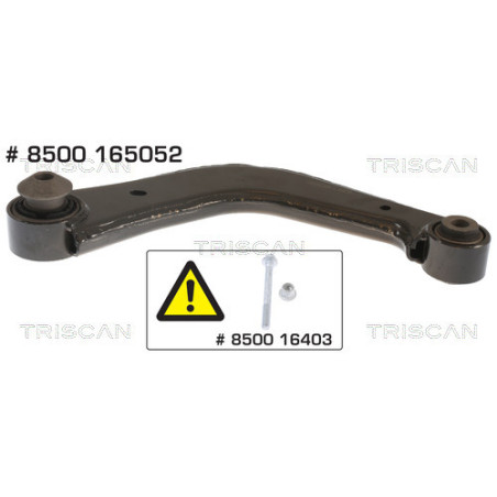 TRISCAN 8500 165052 Braccio oscillante per