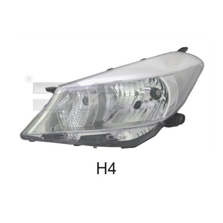 Reflektor lewy dla Toyota Yaris III Hatchback (2010-2014) - TYC 20-14194-15-2